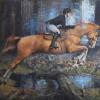 Shane McDonald; Studio K1-"Hunt in Full Cry" 48" x 60". Paintings drawings, classes